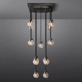 Pearl Rectangle Chandelier 36"