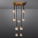 Pearl Rectangle Chandelier 36"