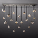 Pearl Rectangle Chandelier 72"