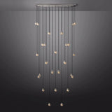 Pearl Rectangle Chandelier 72"