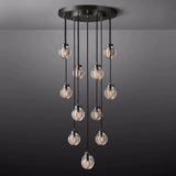 Pearl Round Chandelier 22"