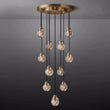 Pearl Round Chandelier 22"