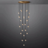 Pearl Round Chandelier 48"