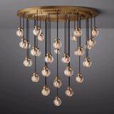 Pearl Round Chandelier 48"