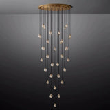 Pearl Round Chandelier 60"