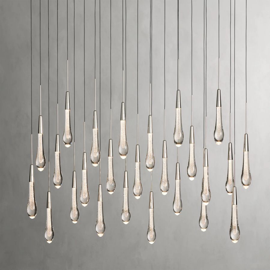 Raindrop Linear Chandelier