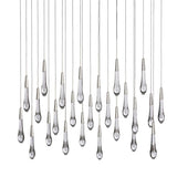 Raindrop Linear Chandelier