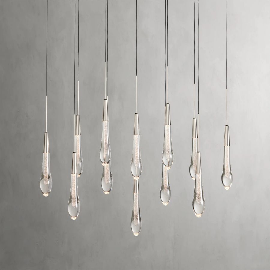 Raindrop Linear Chandelier