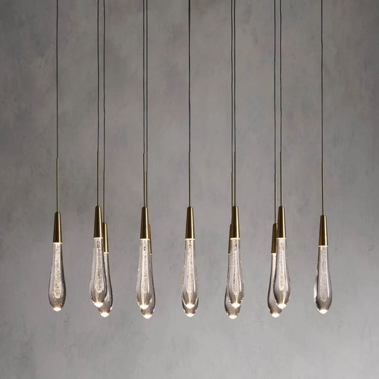 Raindrop Linear Chandelier