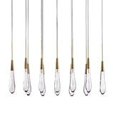 Raindrop Linear Chandelier