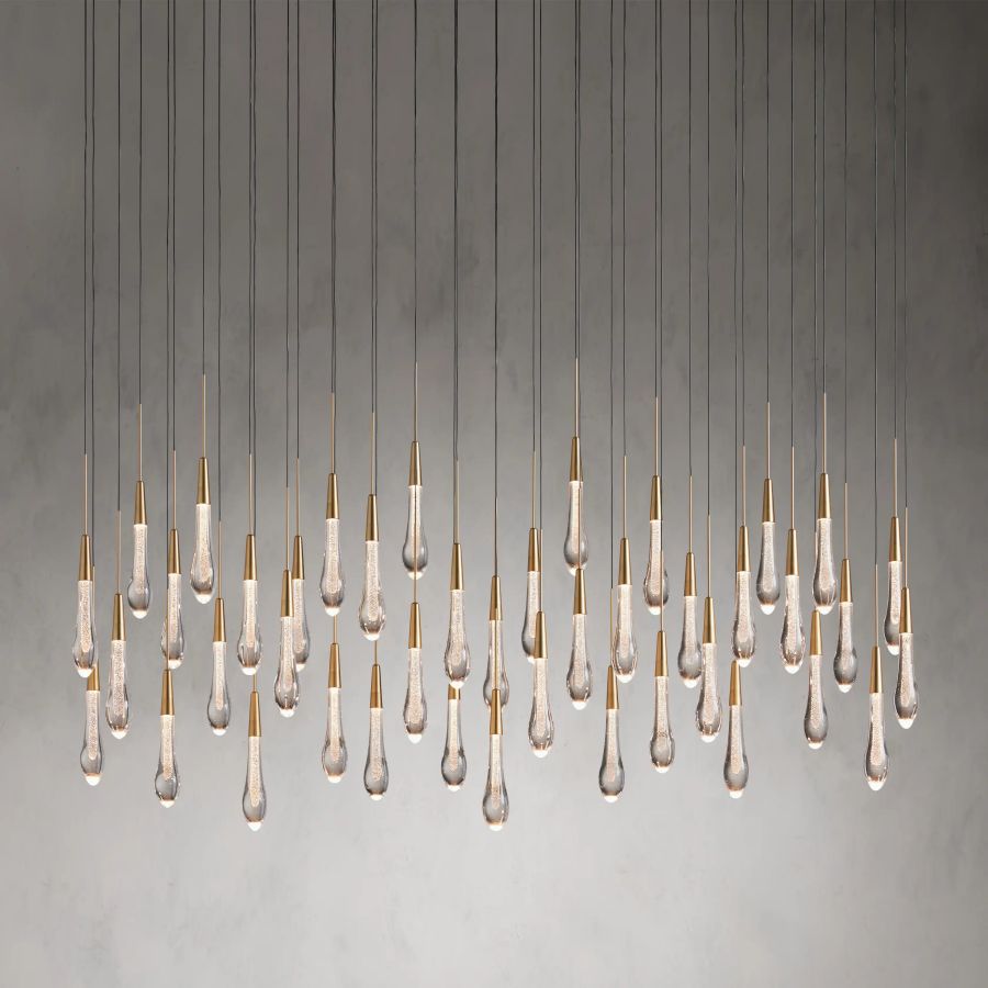 Raindrop Linear Chandelier