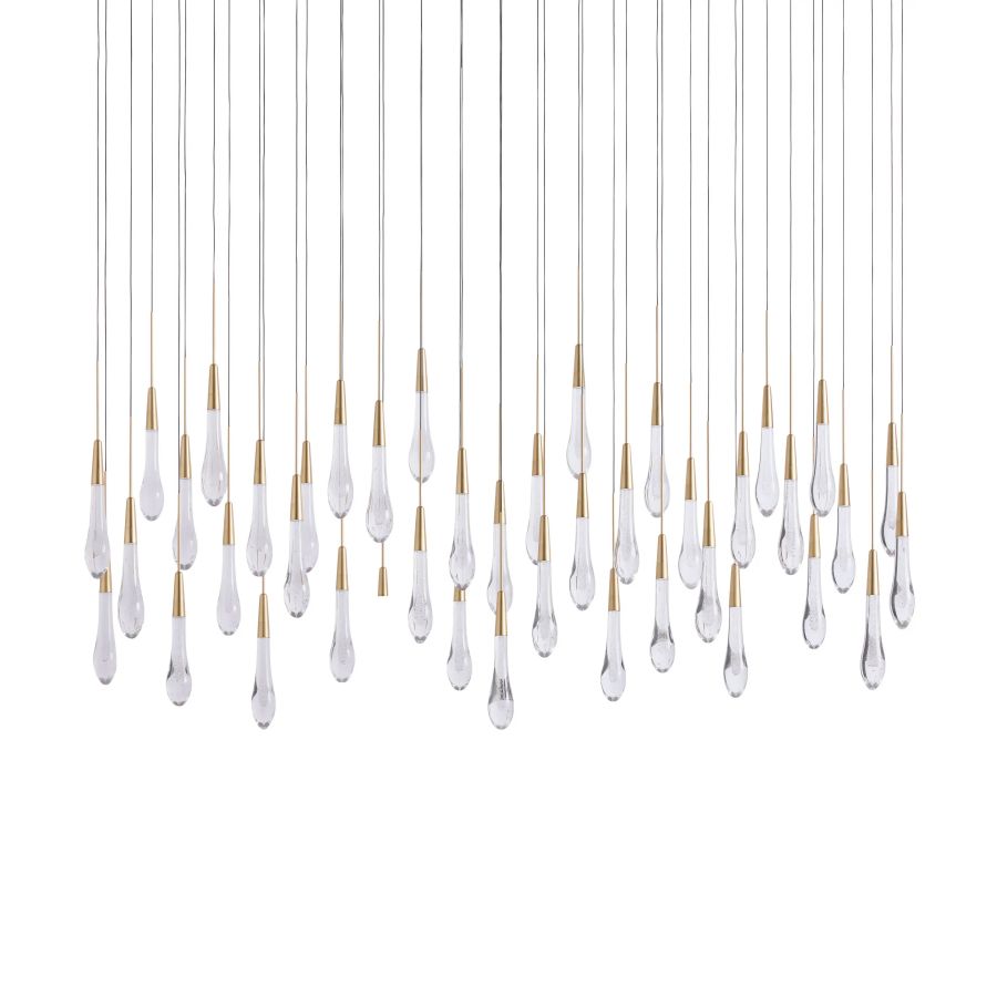 Raindrop Linear Chandelier