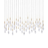 Raindrop Linear Chandelier