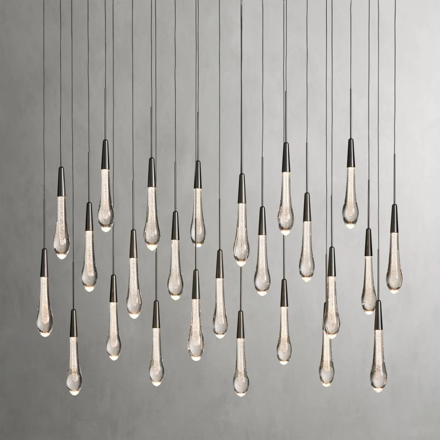 Raindrop Linear Chandelier