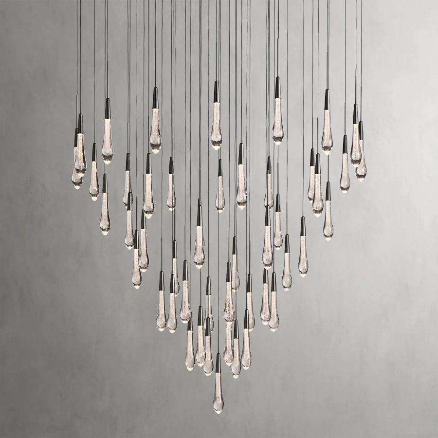 Raindrop Round Chandelier