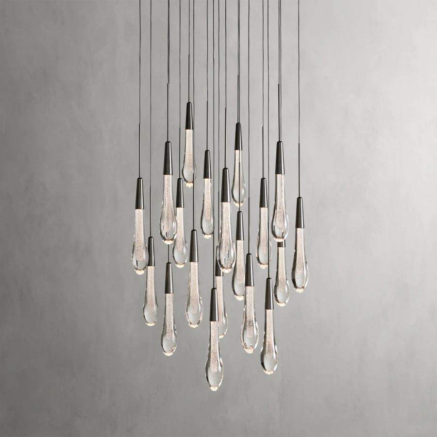 Raindrop Round Chandelier