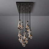 Raindrop Rectangular Chandelier 54"