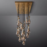 Raindrop Rectangular Chandelier 72"