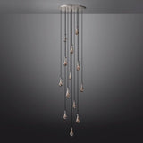 Raindrop Round Chandelier 36"