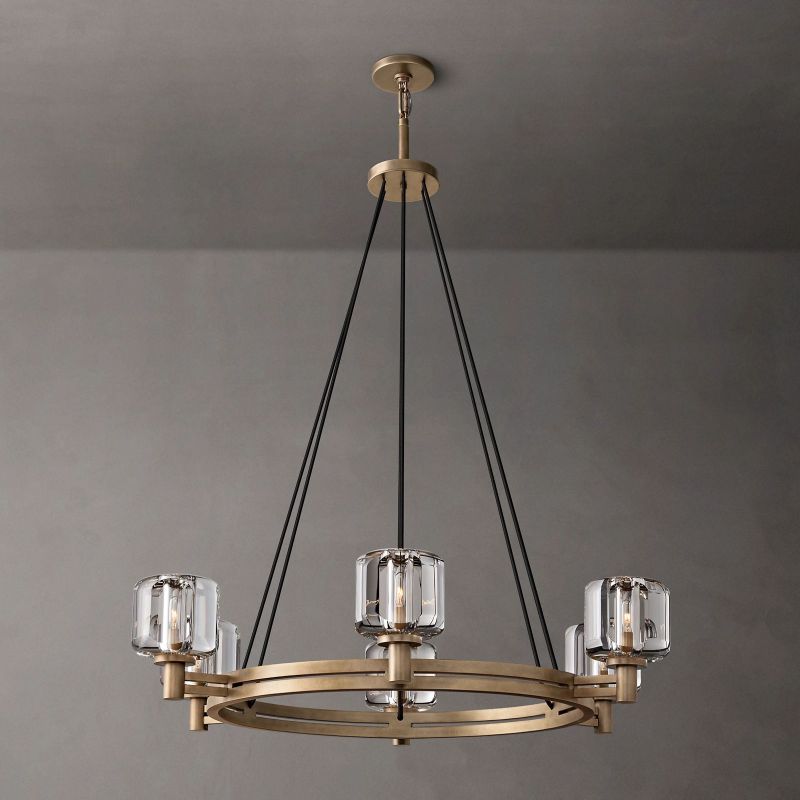 Sebendek Round Chandelier 36"