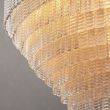 Sherlock Clear Glass Round Chandelier 41"