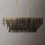 Sherlock Smoke Rectangular Chandelier 59"