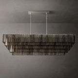 Sherlock Smoke Rectangular Chandelier 77"