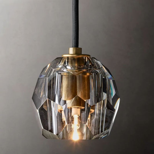 Sibole Clear Glass Cord  Pendant