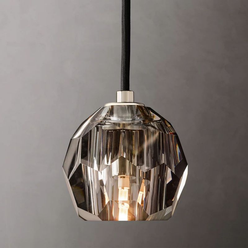 Sibole Clear Glass Cord  Pendant