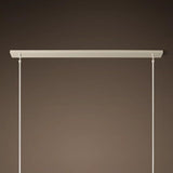 Sibole Clear Glass Linear Chandelier 48"