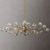 Sibole Clear Glass Oval Chandelier 72"