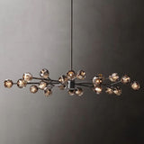 Sibole Clear Glass Oval Chandelier 72"