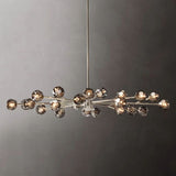 Sibole Clear Glass Oval Chandelier 72"