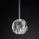 Sibole Clear Glass Rod Pendant