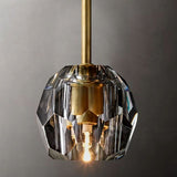 Sibole Clear Glass Rod Pendant