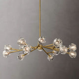 Sibole Clear Glass Round Chandelier 48"