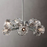 Sibole Clear Glass Round Chandelier 24"