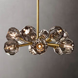 Sibole Clear Glass Round Chandelier 24"