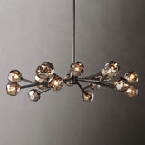 Sibole Clear Glass Round Chandelier 48"