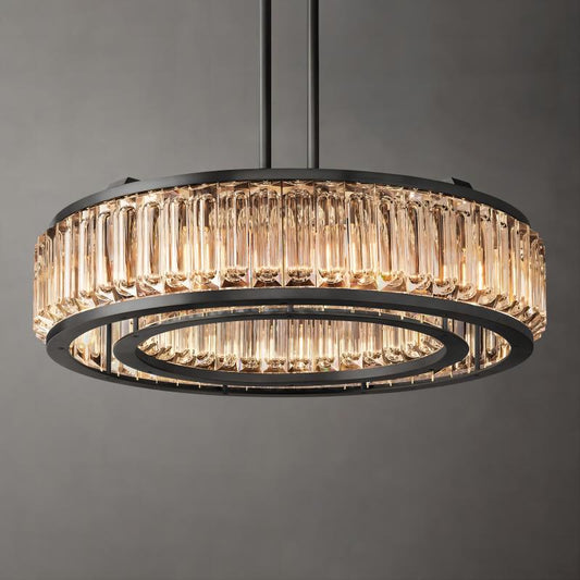 Spanish Round Chandelier 37"