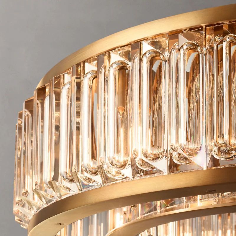 Spanish Round Chandelier 37"