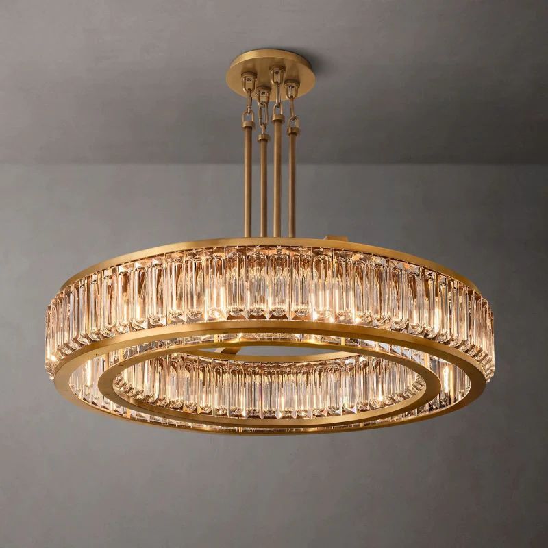 Spanish Round Chandelier 48"