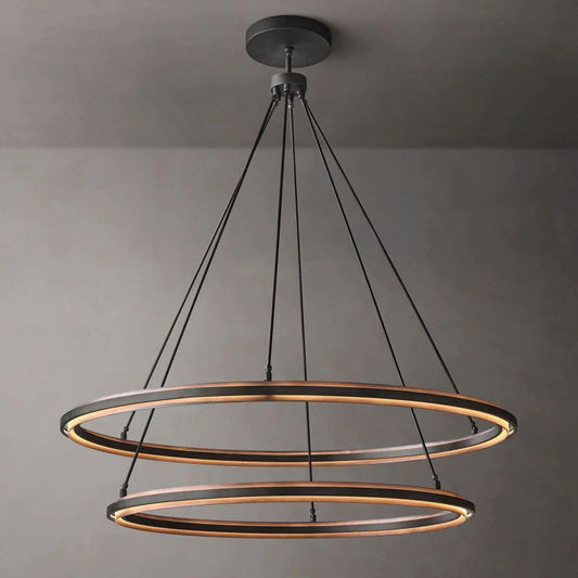 Spere Two-Tier Round Chandelier 60"