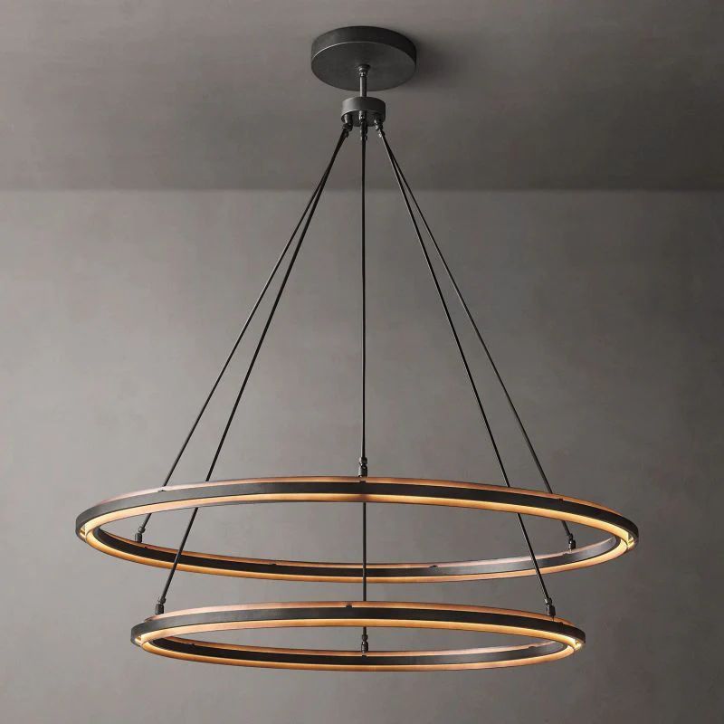 Spere Two-Tier Round Chandelier 60"