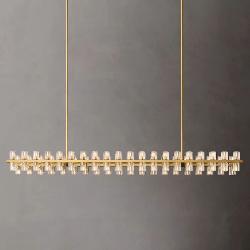 Tara Led Round Chandelier 72"