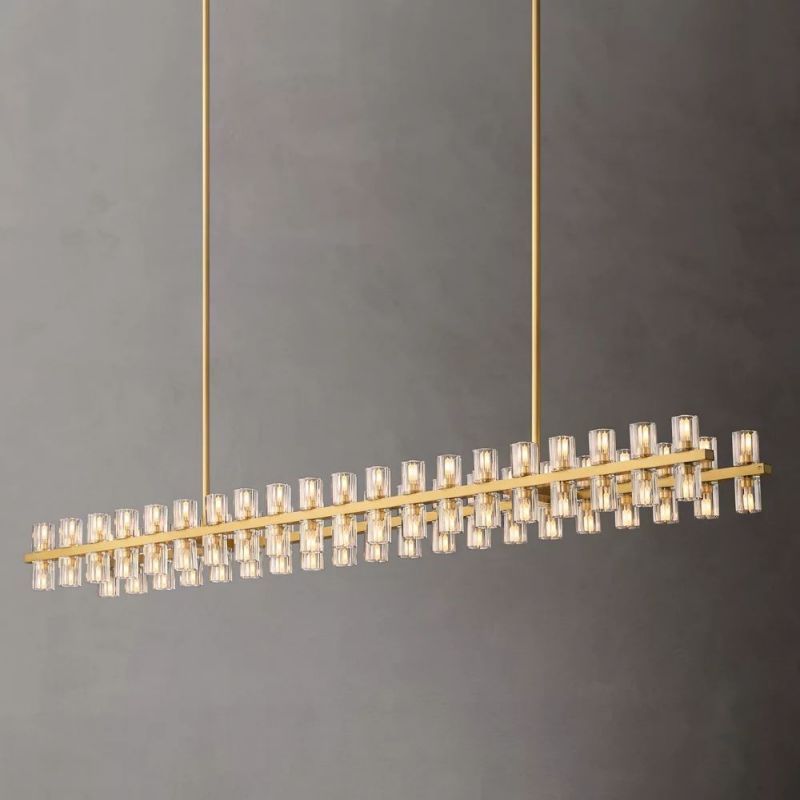 Tara Led Round Chandelier 72"