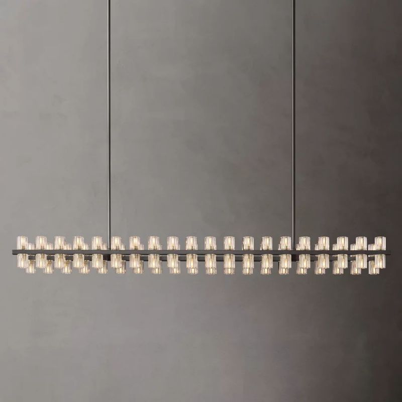 Tara Led Round Chandelier 72"