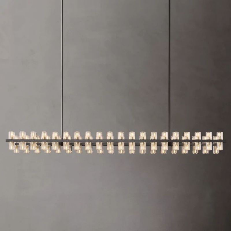 Tara Led Round Chandelier 72"