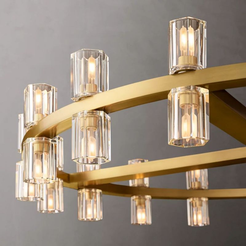 Tara Led Round Chandelier 36"