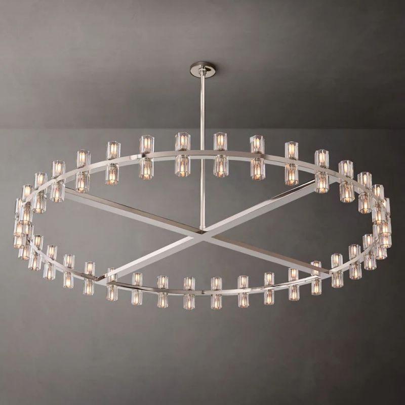 Tara Led Round Chandelier 60"